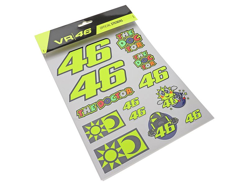 Yamaha 1 Stickers VR46 46 Rossi valentino 45 