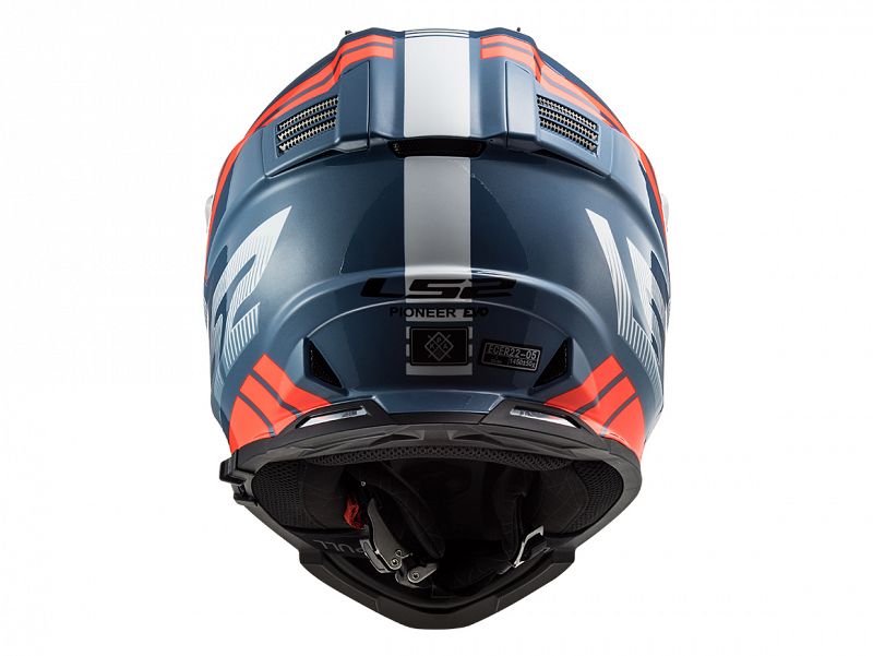 LS2 MX436 Pioneer Evo Saturn Dual Sport Motorcycle Helmet & Visor Kit Set Bundle